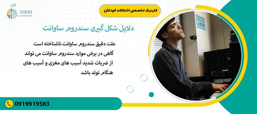 دلایل شکل گیری سندروم ساوانت